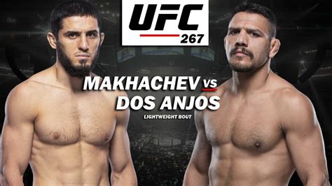 Rafael dos Anjos Out of UFC 267 Bout Against Islam Makhachev