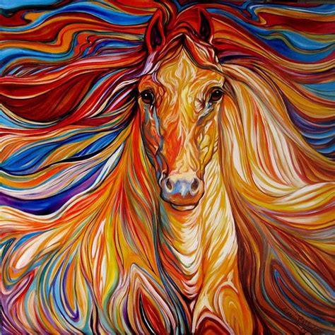 The POWERFUL ~An Equine Abstract Horses of the Southwest Series - by ...