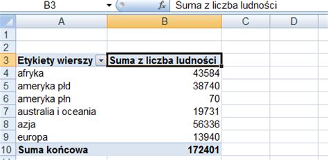 Arkusz kalkulacyjny MS EXCEL ĆWICZENIA 4 PDF Darmowe pobieranie