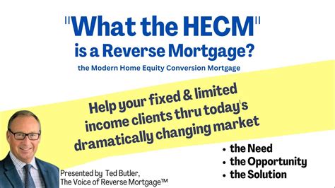 What The Hecm Is A Reverse Mortgage Youtube