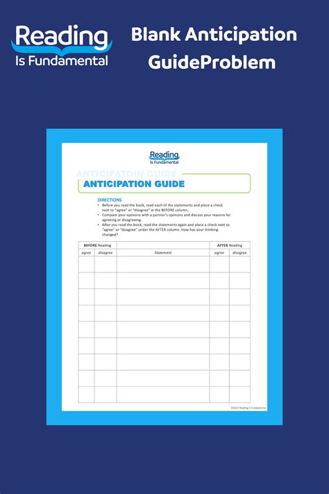 Use This Anticipation Guide Before Reading To Activate Students Prior