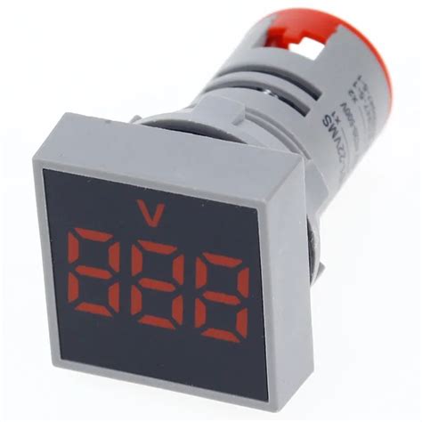 Huanban072 0 100a Digital Ammeter Square Signal Light Current Meter