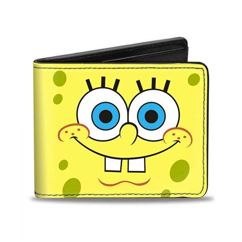 Spongebob Squarepants Face Wallet Yellow Ebay