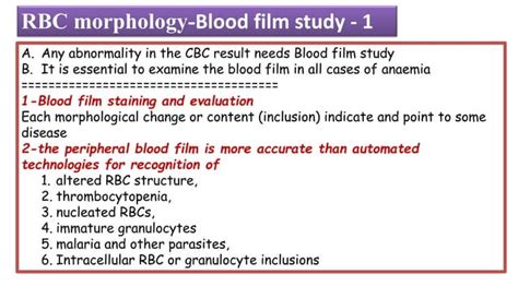 Anemia Classification And Investigation Testspdf