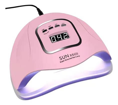 Cabina Sun X5 Max Uv Led Secador Uñas Profesional Color Rosa Mercadolibre