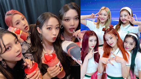 Sbs Star Aespa Receive Drinks From Itzy Share An Interesting Story