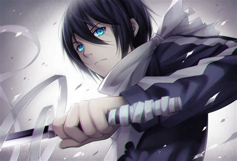 Anime Male Character Holding Sword Hd Wallpaper Wallpaper Flare