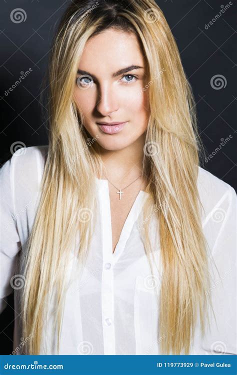 Long Blonde Hair Nude