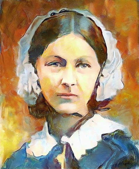 Florence Nightingale In Color Painting By Wayne Pascall Pixels