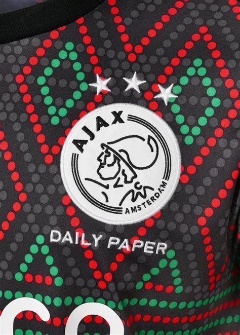 Ajax X Daily Paper Pre Match Shirt Unveiled The Kitman