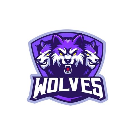 Premium Vector Wolves Gaming Mascot Logo Design Vector