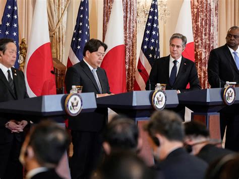 Us Japan Agree To Strengthen Security Ties Amid China Worries