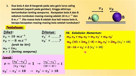 Contoh Soal Momentum Impuls Dan Tumbukan Kelas Berbagai Contoh Riset