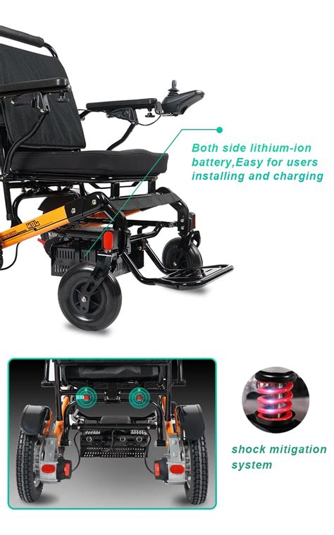 Lightweight Electric Easy Folding Electric Wheelchair