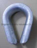 Carbon Steel Wire Rope Thimble Hot DIP Galvanized China Standard