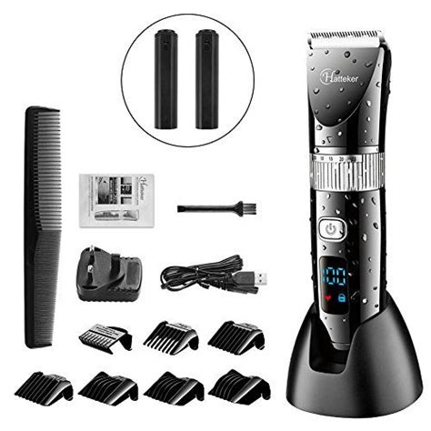 Hatteker Professional Hair Clipper Cordless Clippers Hair Trimmer Beard