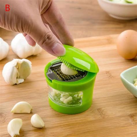 Multifunction Stainless Steel Pressing Garlic Slicer Cutter Shredder