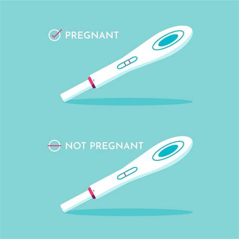 Free Vector Pregnancy Test Illustration Concept