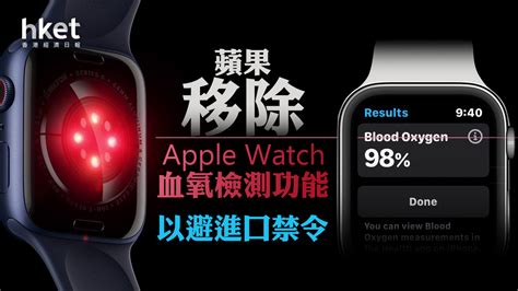 【aapl】蘋果移除apple Watch血氧檢測功能 以避進口禁令