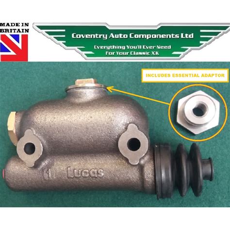 3120 Jaguar XK120 XK140 Single System Brake Master Cylinder WITH