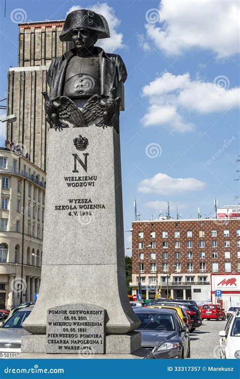 Statue To Napoleon Bonaparte in Warsaw Editorial Photography - Image of editorial, monument ...