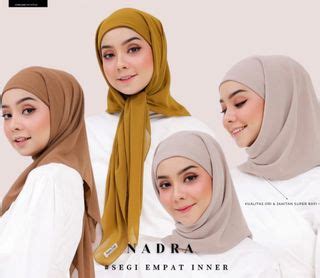 Premium Hijab Hijab Segi Empat Square Hijab Square Tudung Hijab