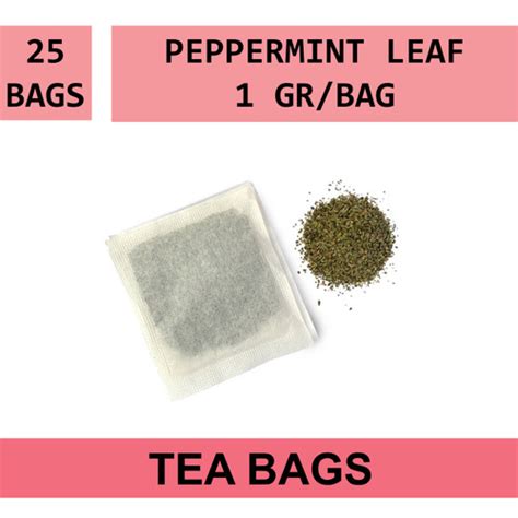 Jual Tea Bag Dried Peppermint Leaf Tea Teh Daun Mint Pcs