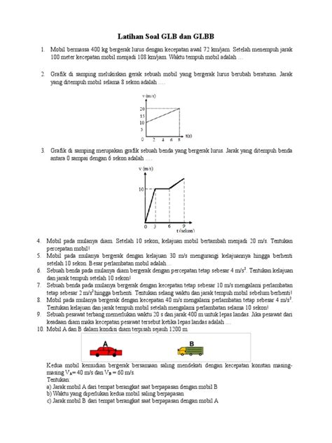 Latihan Soal Glb Dan Glbb Pdf