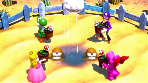 Mario Party Superstars Peach Vs Yoshi Vs Waluigi Vs Birdo Gameplay