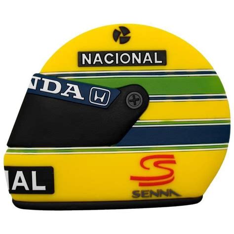 Magnet Ayrton Senna Casque Jaune Cdiscount Maison