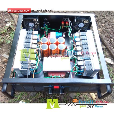 Jual POWER AMPLIFIER RAKITAN SIAP PAKAI TRAFO MURNI CT45 LIMITER