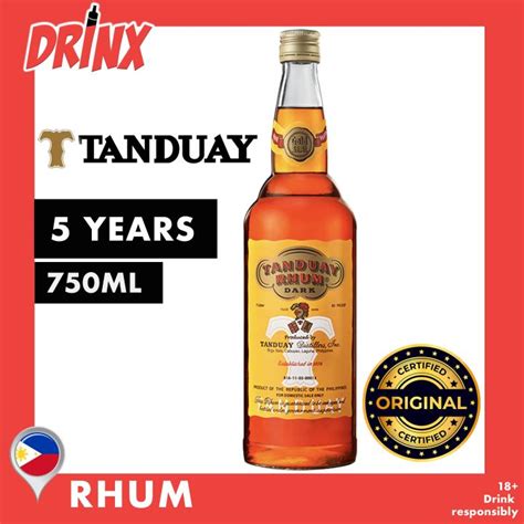 Tanduay Rhum Years Ml Lazada Ph