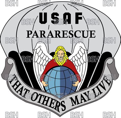 Usaf Pararescue Patch Vector Image Files Ai Pdf And Svg Formats Plus