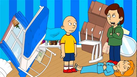 Caillou Gives Rosie A Punishment Day Grounded Reupload Old Youtube