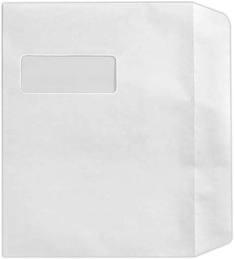 Amazon LUXPaper 9 X 12 Booklet Window Envelopes White Laser