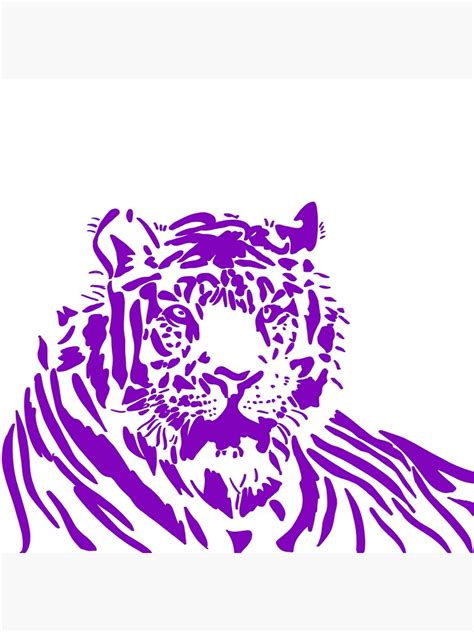 Purrfect Purple Tiger Clipart Collection High Quality Designs