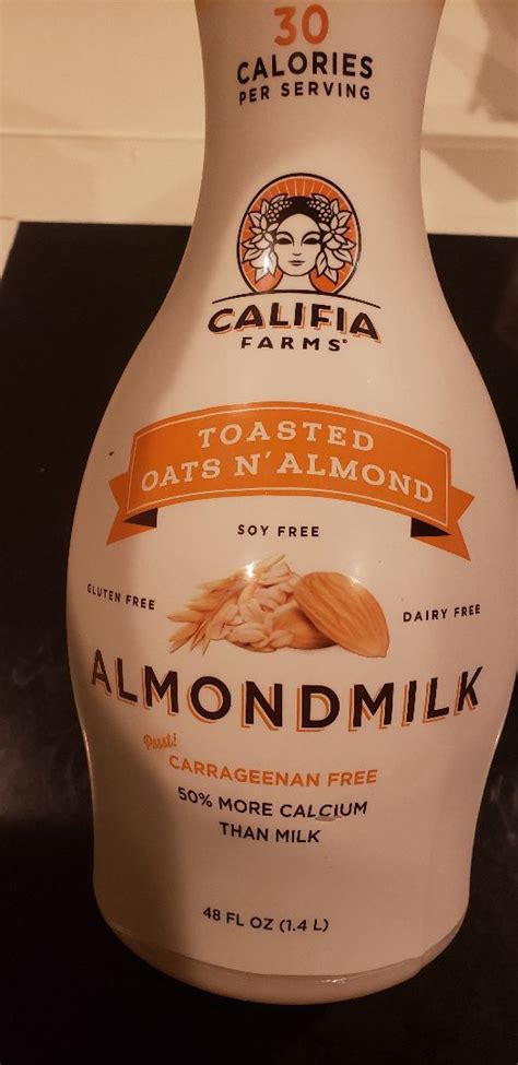 Califia Farms Toasted Oats N Almond Almondmilk Reviews Abillion