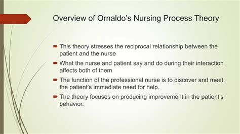 Nursing Process Theory Orlando Ppt Free Download