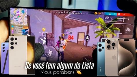 Os 10 Melhores Celulares Para Jogar Free Fire Em 2024 Jogando