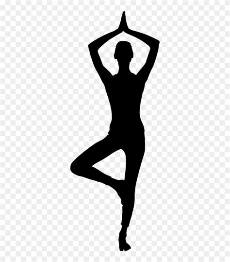 Yoga Silhouette Tree Pose