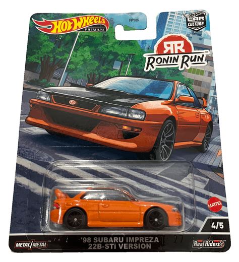 Hot Wheels Premium Car Culture Ronin Run 98 Subaru Impreza 22B STi Version 2023