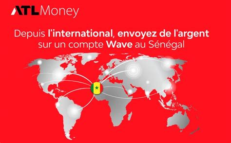 Depuis linternational envoyez de largent sur un compte Wave au Sénégal