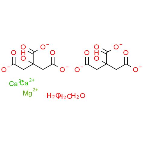 1 2 3 Propanetricarboxylic Acid 2 Hydroxy Calcium Magnesium