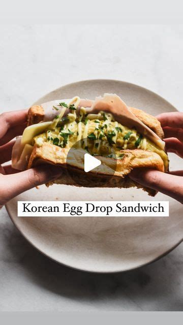 Lis Lam On Instagram Another Breakfast Egg Sandwich To Add To Your Repertoire Korean Egg Drop