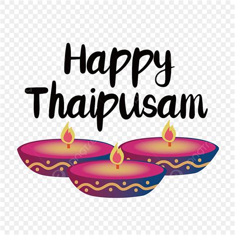 Thaipusam Clipart Vector, Cartoon Candle Thaipusam Festival Thaipusam ...