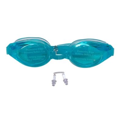 Generica Lentes Natacion Gafas Piscina Unisex Tapones Oidos Celeste