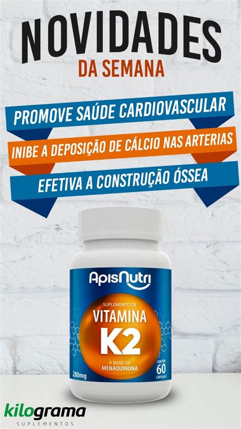 Vitamina K2 é ideal para o corpo utilizar o cálcio para a construção de