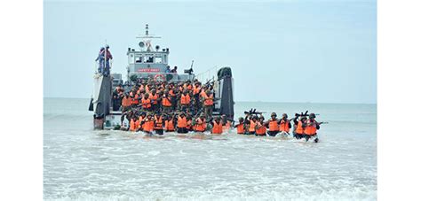 Joint Military Exercise Of Myanmar Army Navy And Air Forces Conducted