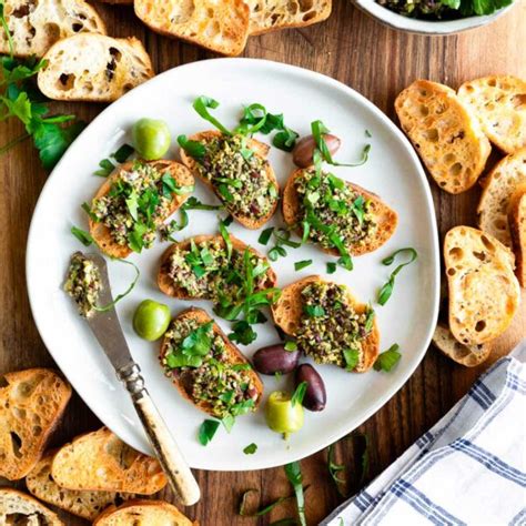 Best Green Olive Tapenade Fresh Easy Quick Appetizer