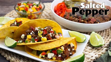 Easy Carne Picada Tacos Pressure Cooker Recipe Youtube